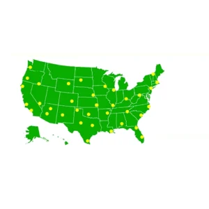 500x500 Us Map Contactus Yellow Dot Map Section